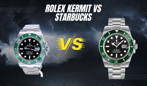 Rolex vs Starbucks green bezel